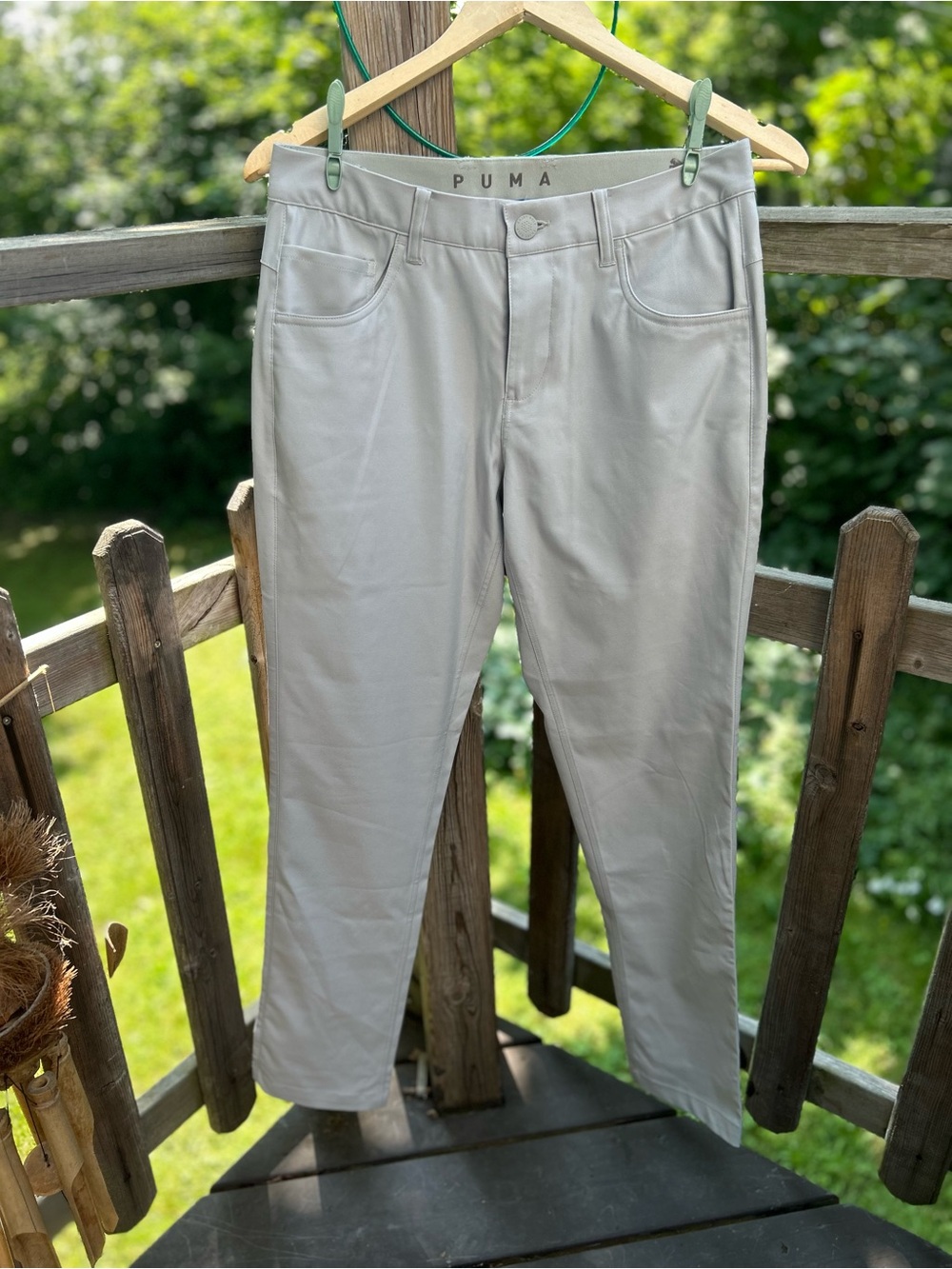 Puma men’s Light Gray Dealer Golf Pants